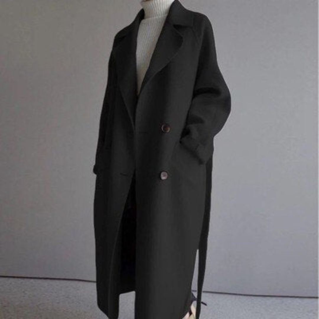 JAQUELINE - Warm Woollen Trenchcoat