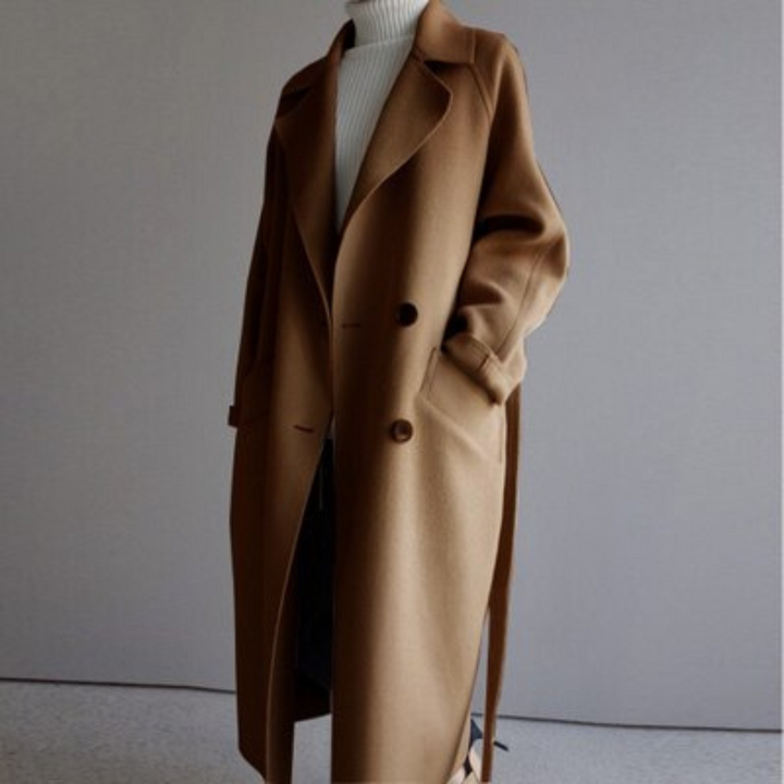 JAQUELINE - Warm Woollen Trenchcoat