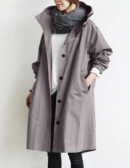 Nova - Oversized Water Repellent Trench Coat