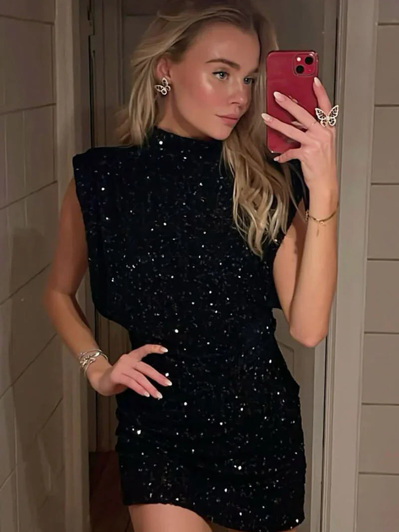 ANNIE - Sequin Mini Dress