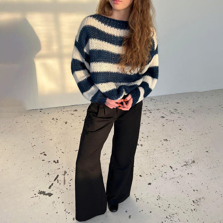 KAIA - Knitted Striped Jumper